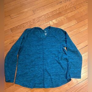 St. John's Bay Teal Textured Knit Top